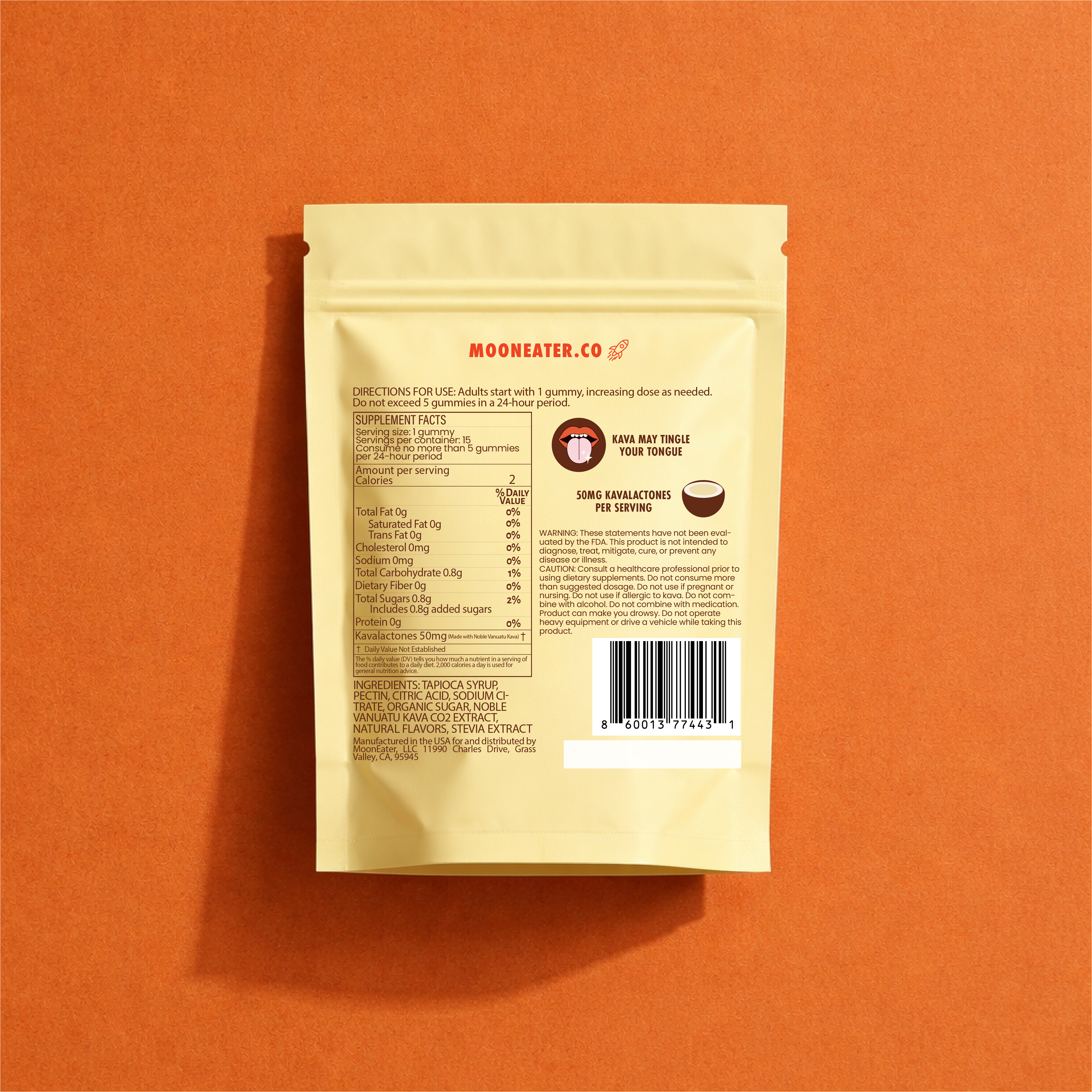 MoonEater Kava Gummies - Pina Colada