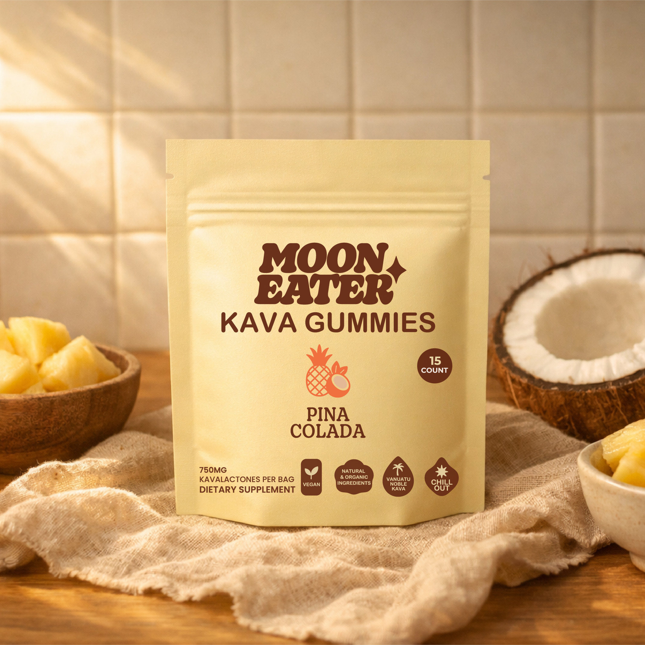 MoonEater Kava Gummies - Pina Colada