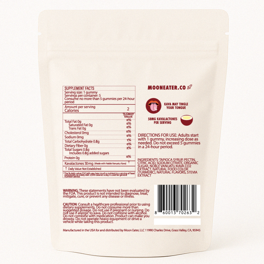Vanilla Chai Kava Gummies